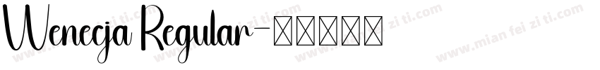 Wenecja Regular字体转换